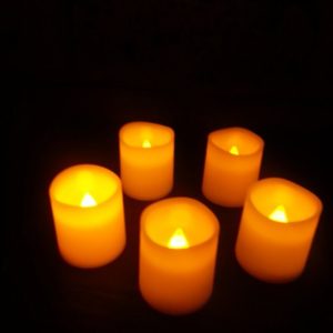 LED VOTIVE - AMBER