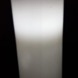 LED WAX PILLAR CANDLE - WHITE FLICKER - 15