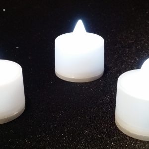 LED WHITE FLICKER TEA LIGHT
