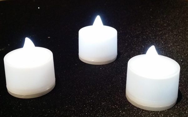 LED WHITE FLICKER TEA LIGHT