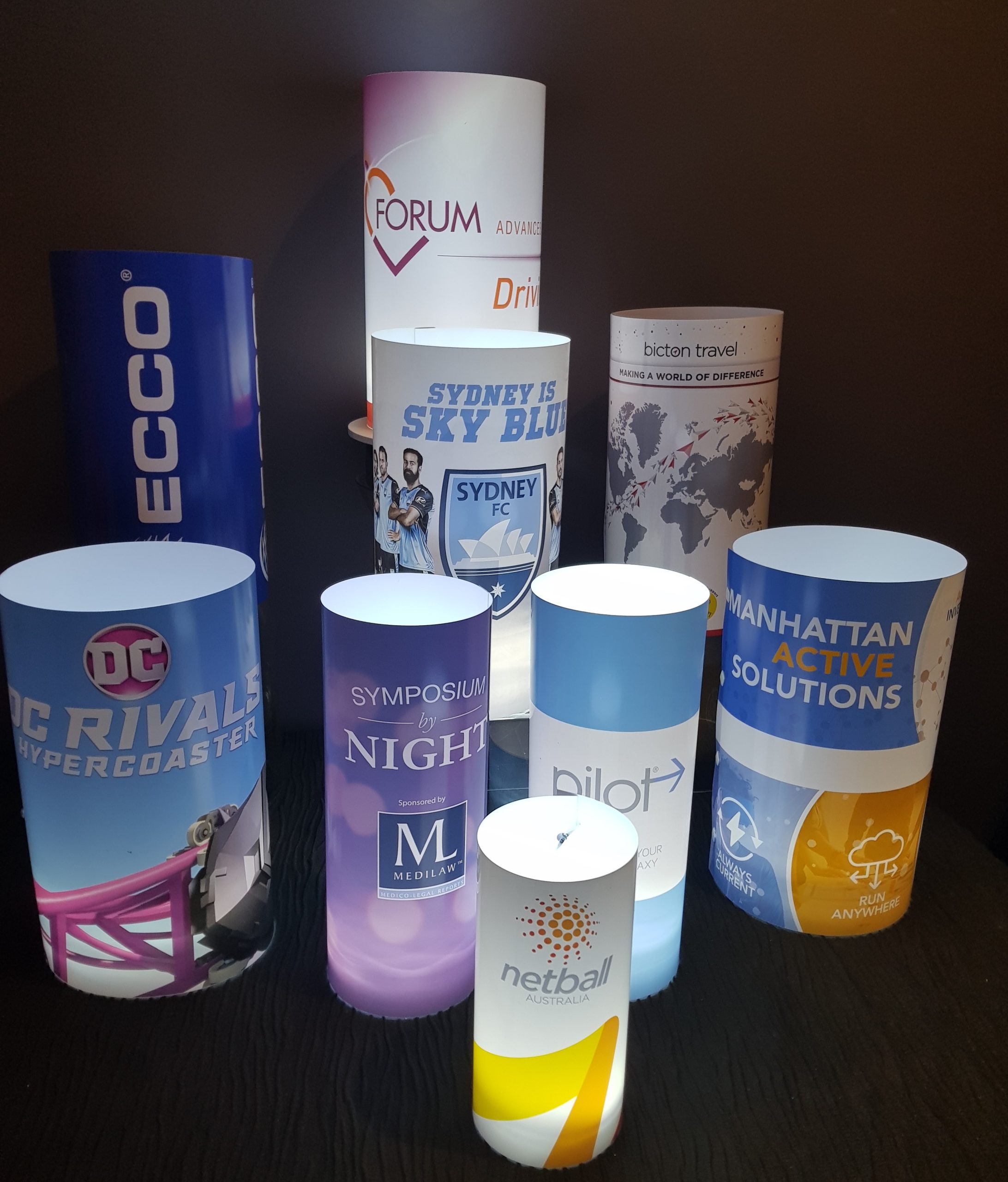 Floor Standing Cylinder – 38cm diam x 120cm tall